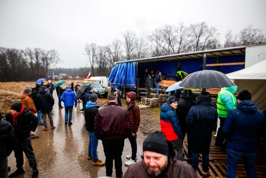 Ogólnopolski protest rolników na Dolnym Śląsku