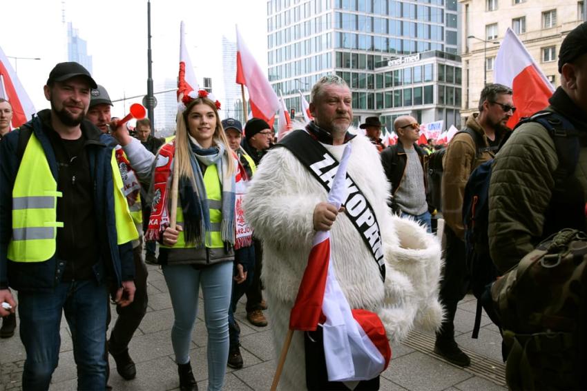 Protest rolników w Warszawie