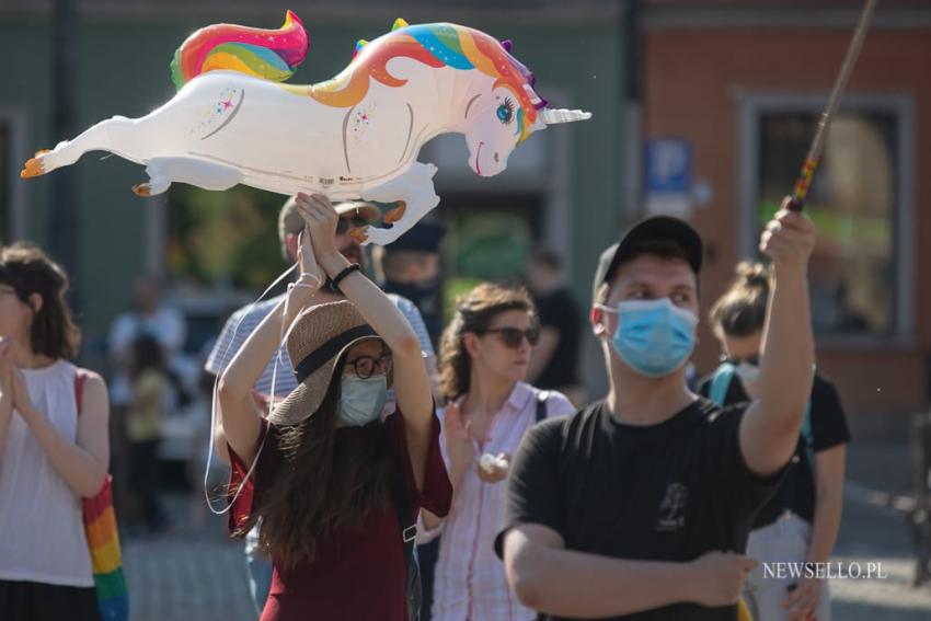 Stop przemocy wobec osób LGBTQIA+ - manifestacja we Wrocławiu