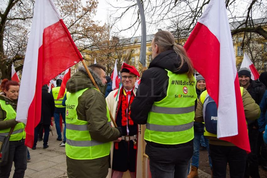 Starcia rolników z policją w Warszawie