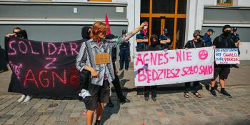 Agnes, nie będziesz szło samo - demonstracja we Wrocławiu