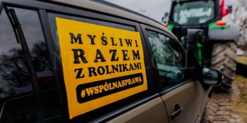 Rolnicy i myśliwi protestują na Dolnym Śląsku