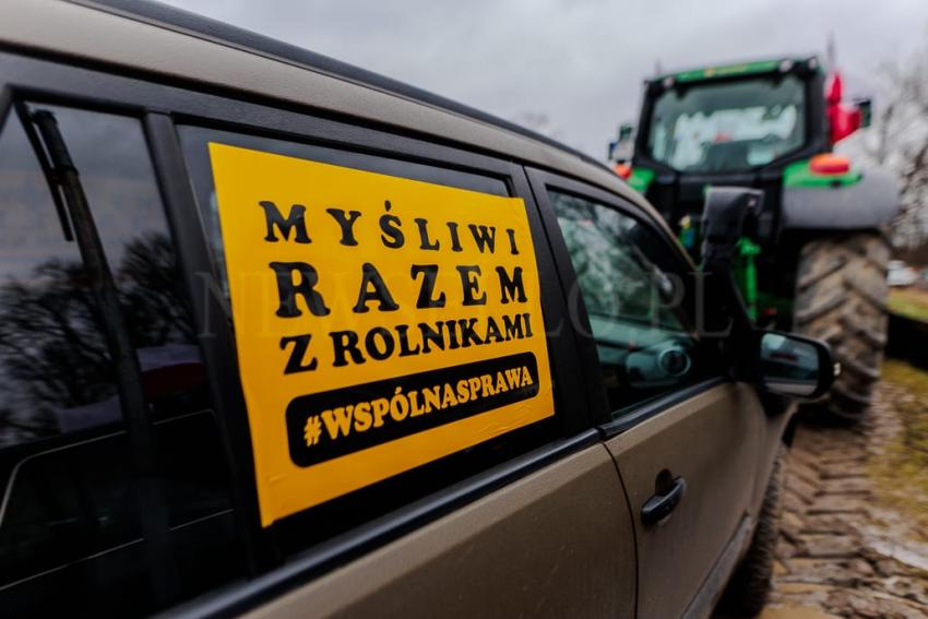 Rolnicy i myśliwi protestują na Dolnym Śląsku