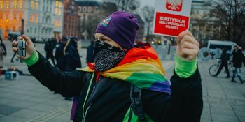 Strajk Kobiet: Stan wojny z kobietami - manifestacja we Wrocławiu