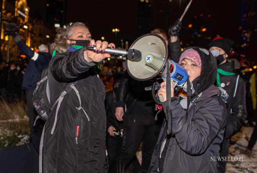 Strajk Kobiet 2021: Czas próby - manifestacja w Warszawie