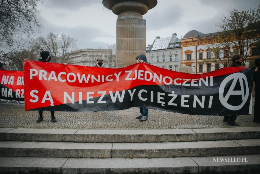 Walcz z wirusem kapitalizmu - demonstracja we Wrocławiu