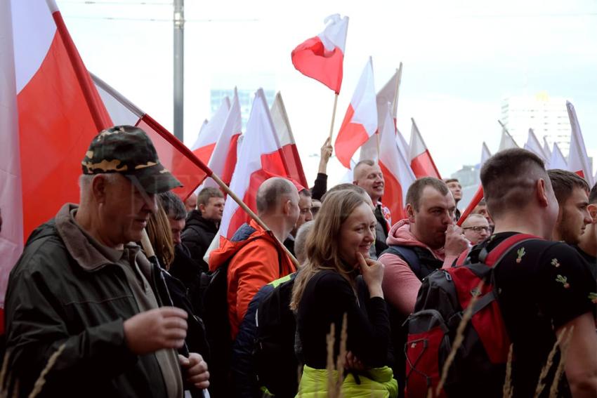 Protest rolników w Warszawie