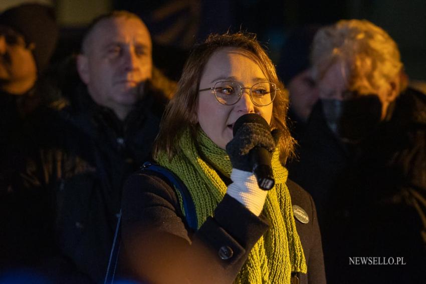 Wolne media - protest we Wrocławiu