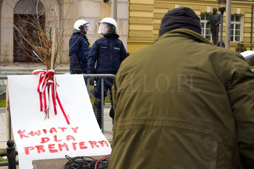 Starcia rolników z policją w Warszawie