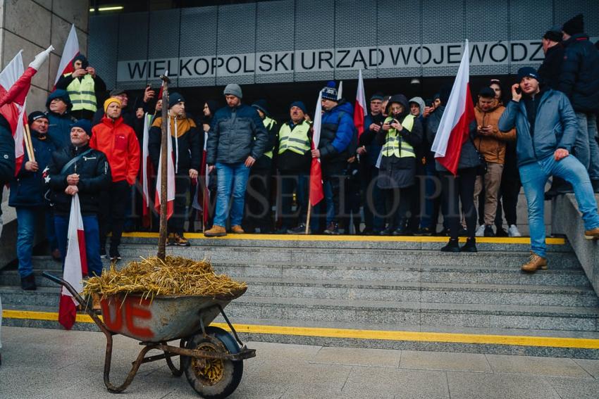 Protest Rolników w Poznaniu