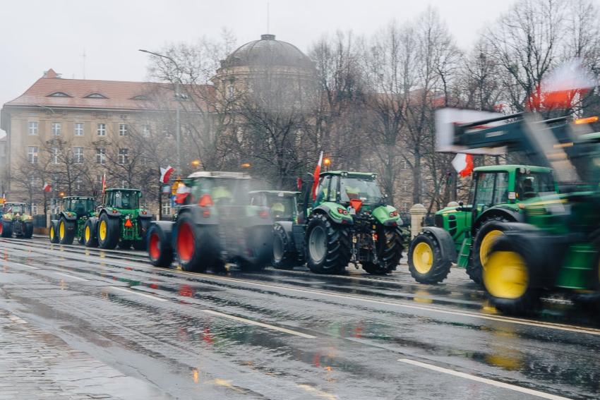 Protest Rolników w Poznaniu