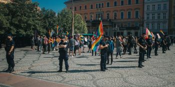 Stop przemocy wobec osób LGBTQIA+ - manifestacja we Wrocławiu