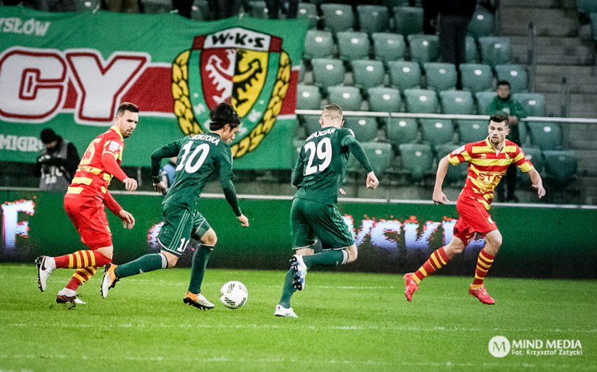 Wrocław: Śląsk Wrocław - Jagiellonia Białystok 3:1 