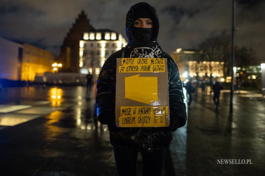 Wolne media - protest we Wrocławiu