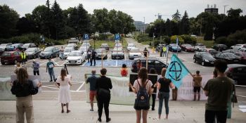 Protest Extinction Rebellion we Wrocławiu