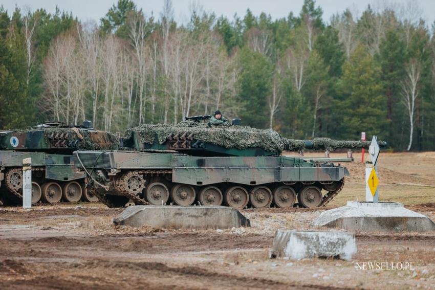 Prezydent RP na szkoleniu ukraińskich załóg czołgów Leopard