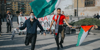 Wolna Palestyna - manifestacja we Wrocławiu