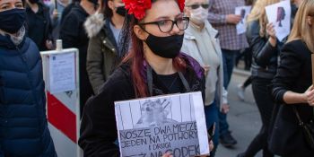 Strajk Kobiet: To jest Wojna - strajk studentów w Łodzi