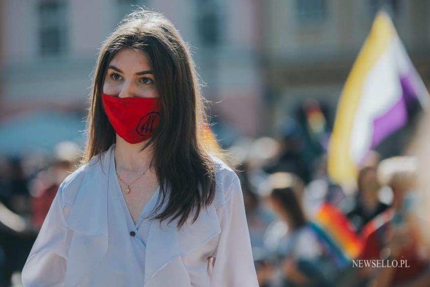 Stop przemocy wobec osób LGBTQIA+ - manifestacja we Wrocławiu