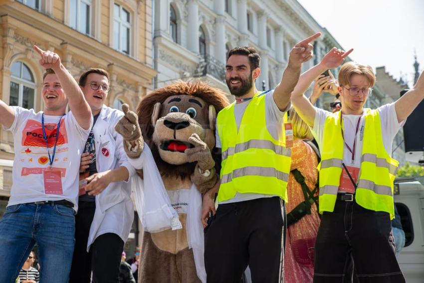 Pochód juwenaliowy w Łodzi