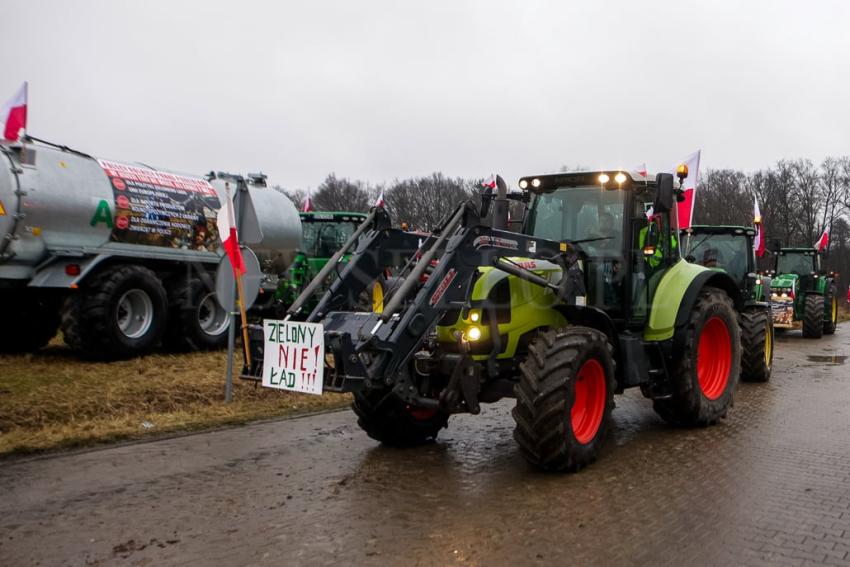 Ogólnopolski protest rolników na Dolnym Śląsku