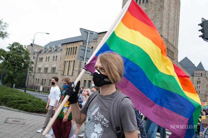 Protest przeciwko "Karcie Nienawiści" w Poznaniu