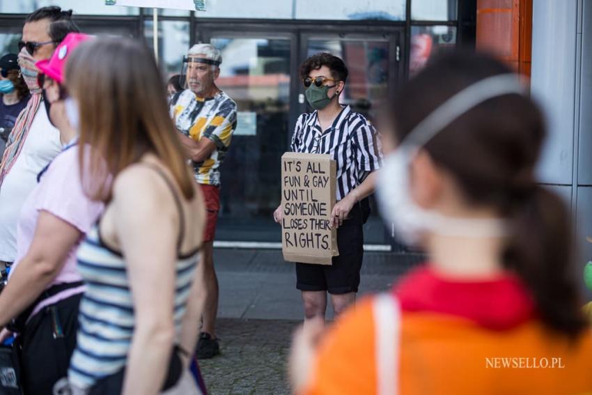 Protest LGBT: Gdańsk solidarny z Margot