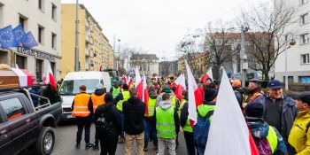 Protest rolników we Wrocławiu