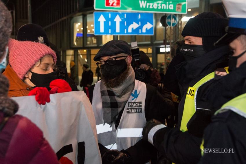 Redukujcie emisje, nie Prawa Człowieka - blokada w Poznaniu