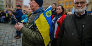 Rocznica inwazji Rosji na Ukrainie - Wrocław upamiętnia