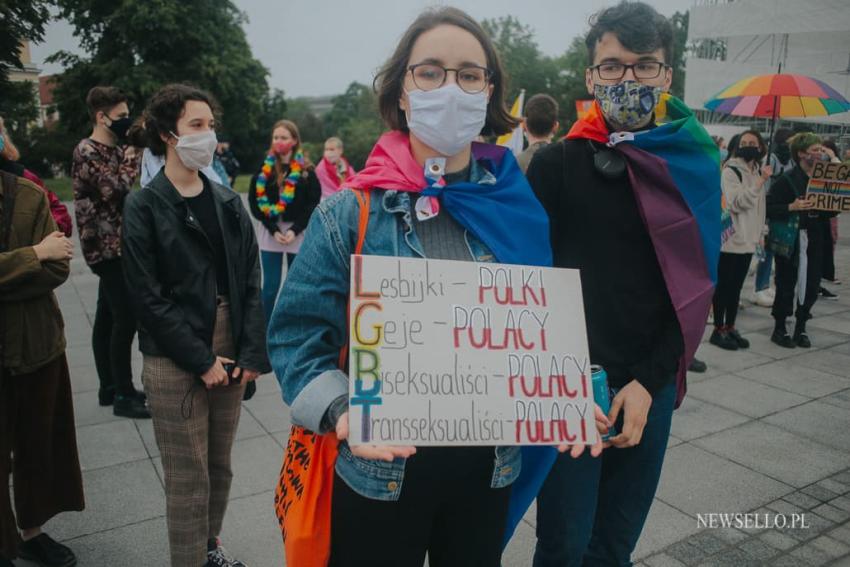 Protest przeciwko "Karcie Nienawiści" we Wrocławiu