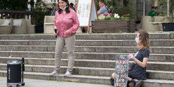 Protest przeciwko "Karcie Nienawiści" w Poznaniu