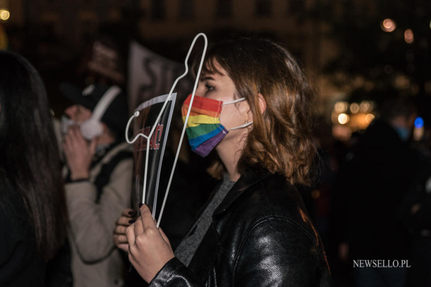 Strajk Kobiet - manifestacja w Krakowie