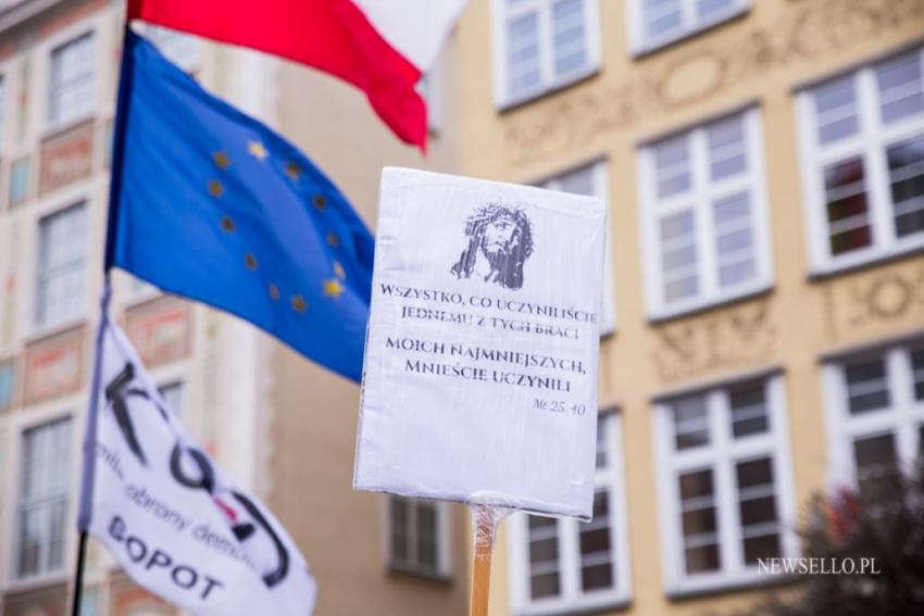 Żądamy Godności na Granicy - manifestacja w Gdańsku