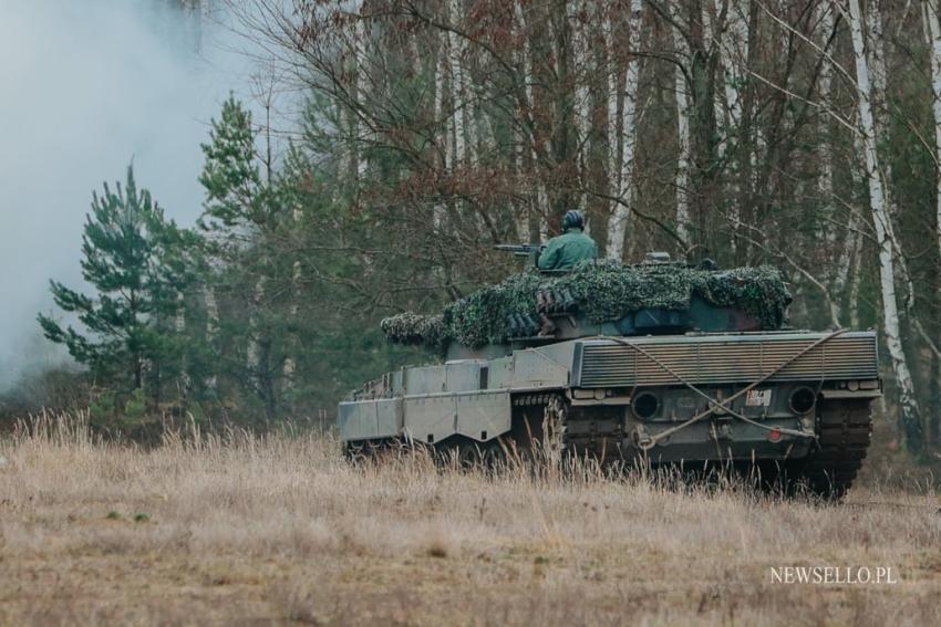 Prezydent RP na szkoleniu ukraińskich załóg czołgów Leopard