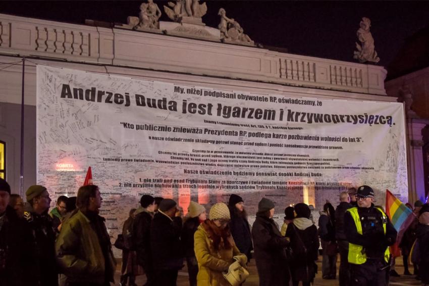 Strajk Kobiet protestował w Warszawie