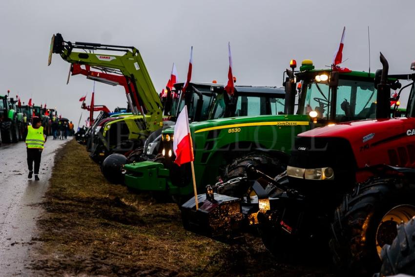 Ogólnopolski protest rolników na Dolnym Śląsku