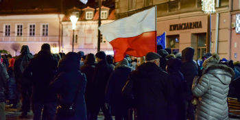 Wolne Media - protest w Lublinie