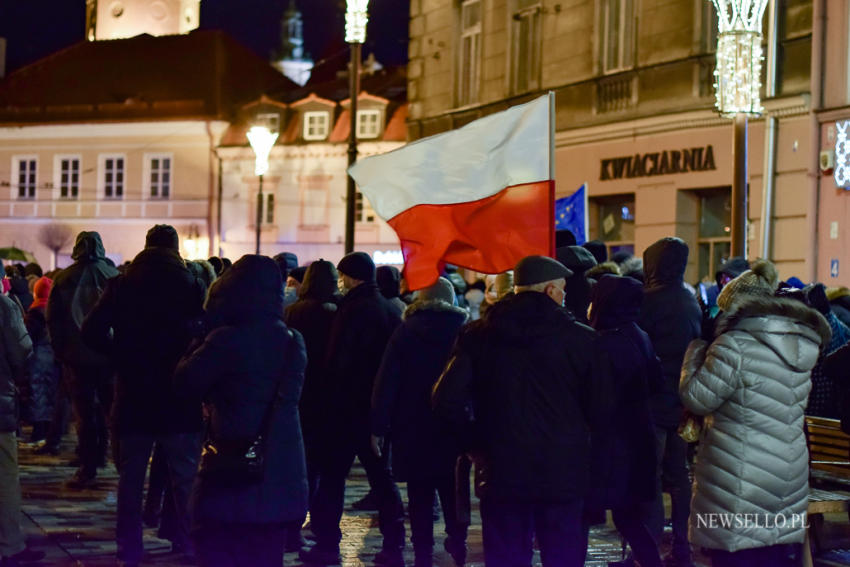 Wolne Media - protest w Lublinie