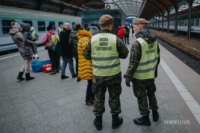 Uchodźcy z Ukrainy, licznie przyjeżdżają do Wrocławia