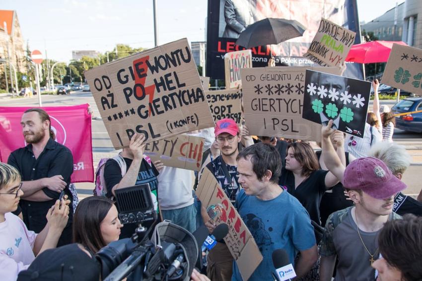 „Aborcja TAK” - manifestacja w Poznaniu