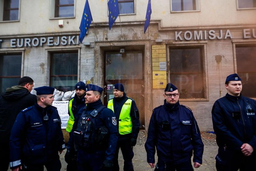 Protest rolników we Wrocławiu