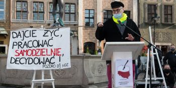 Protest branży gastronomicznej w Poznaniu