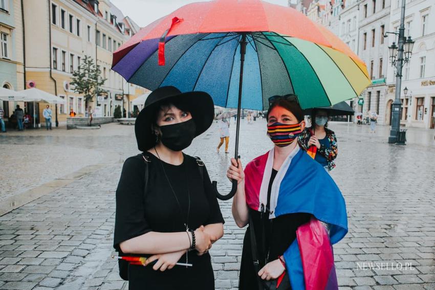 Manifestacja we Wrocławiu: LGBT to ludzie