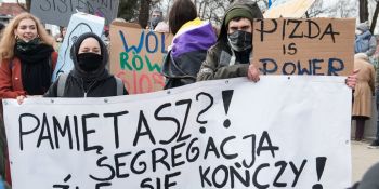 (Nie)widzialne - manifestacja w Poznaniu