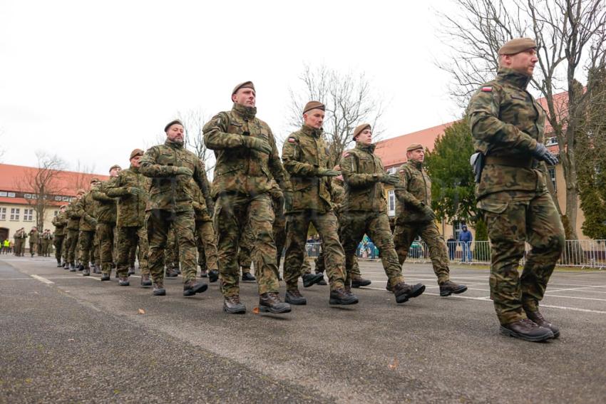 Uroczysta przysięga wojskowa WOT we Wrocławiu