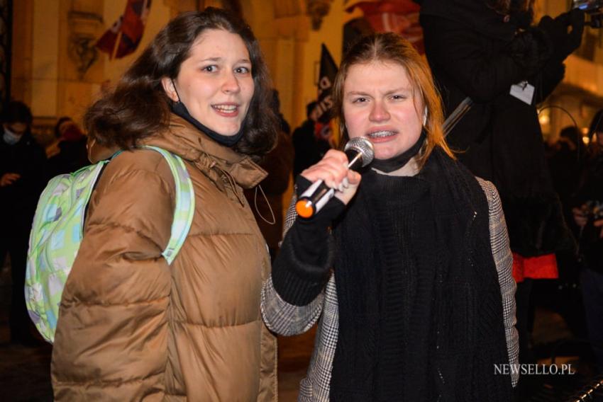 Strajk Kobiet 2021: Czas próby - manifestacja w Łodzi