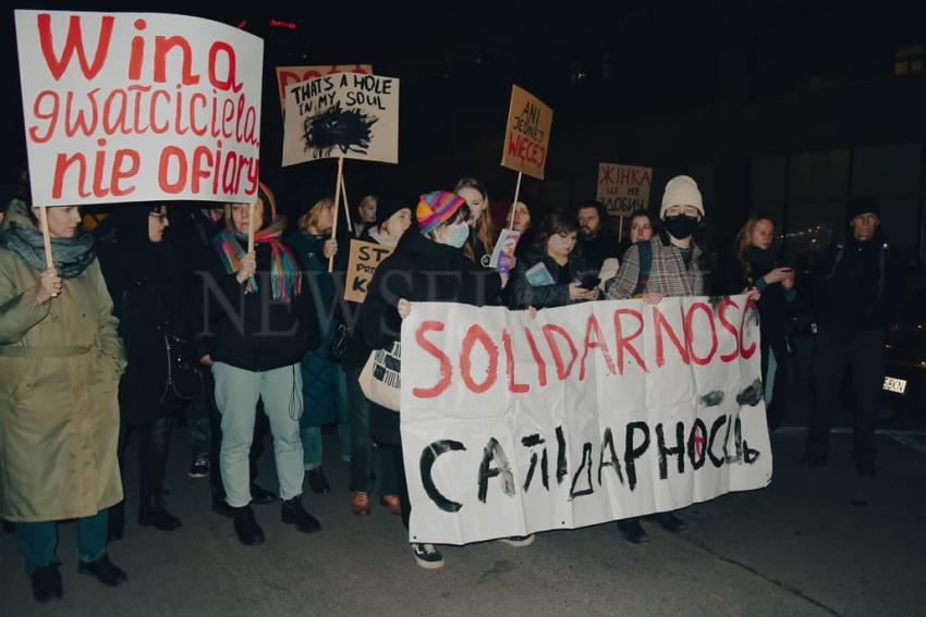 Na imię miała Liza - cichy protest w Warszawie