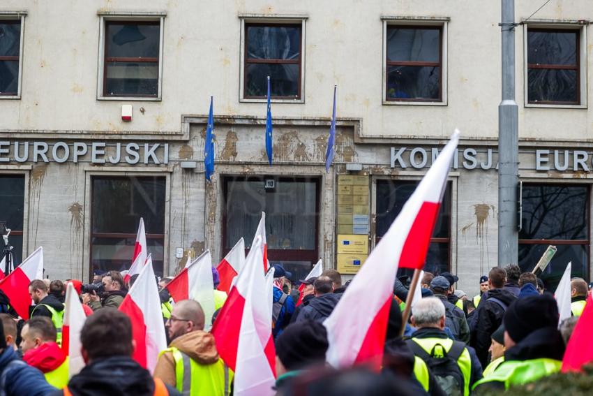 Protest rolników we Wrocławiu