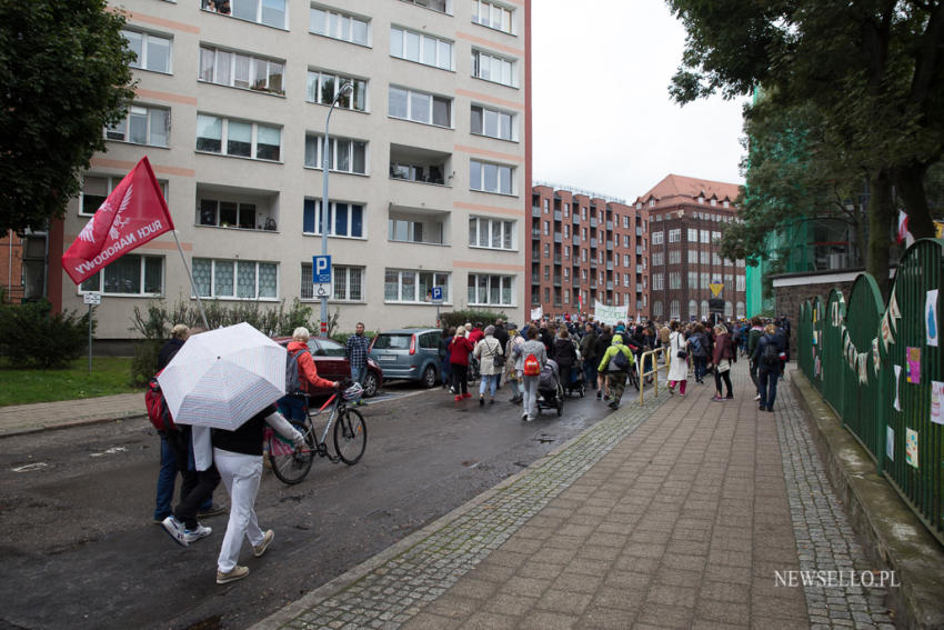 Manifestacja antycovidowców w Gdańsku